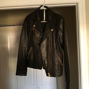 Truth and pride leather jacket